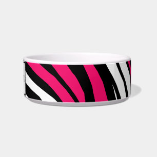 Écuelle Cuvette de chat personnalisée par mélange fuchsia