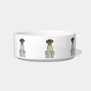 Écuelle Cuvette de chien de griffon de pointage à poils