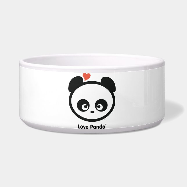 Écuelle Cuvette de chien de Panda® d'amour (Devant)