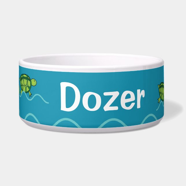 Écuelle Cuvette de chien de tortue de mer (Devant)