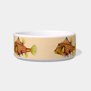 Écuelle cuvette de nourriture pour chat wrap de poisson