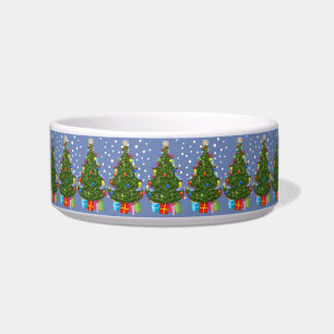 Écuelle Cuvette décorée d'animal familier d'arbre de Noël