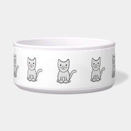 Écuelle Cuvette en céramique d'animal familier de chat
