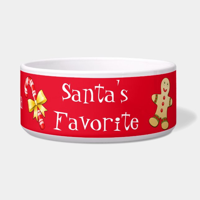 Écuelle Cuvette faite sur commande d'animal familier de (Devant)