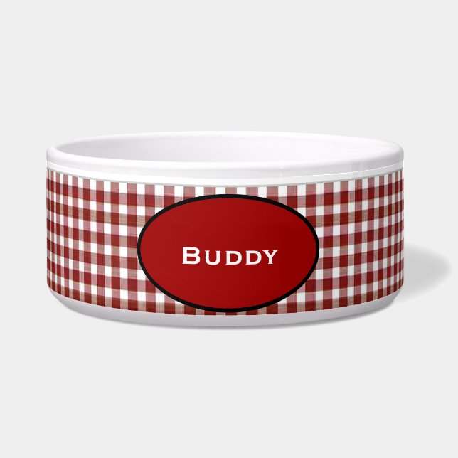 Écuelle Cuvette faite sur commande de chien de guingan (Devant)