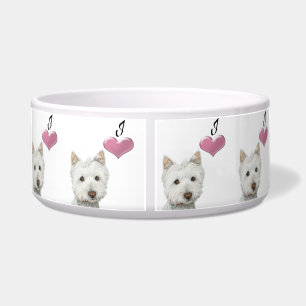 Écuelle Cuvette mignonne d'animal familier de chien de