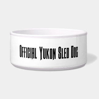 Écuelle Cuvette officielle de chien de traîneau du Yukon