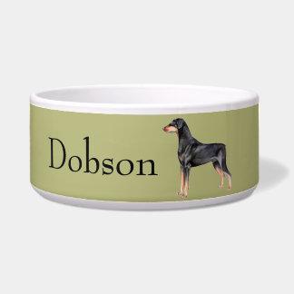 Écuelle Cuvette personnalisable de chien de Pinscher de
