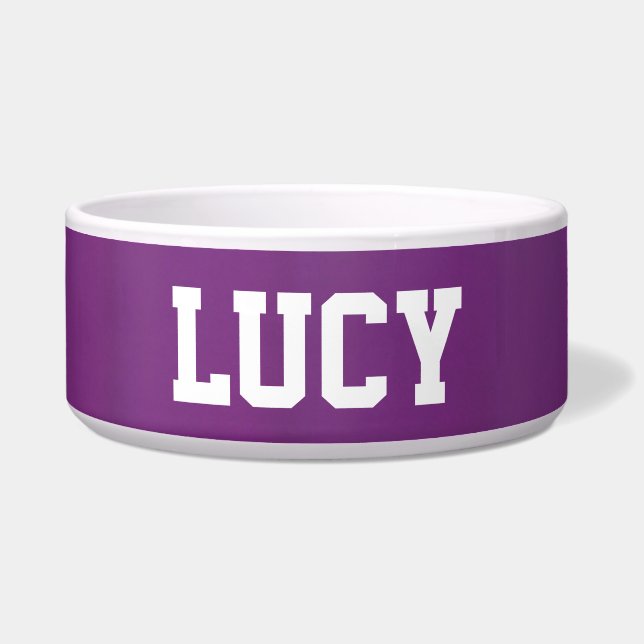 Écuelle Cuvette pourpre de chien de "raisin" (Devant)