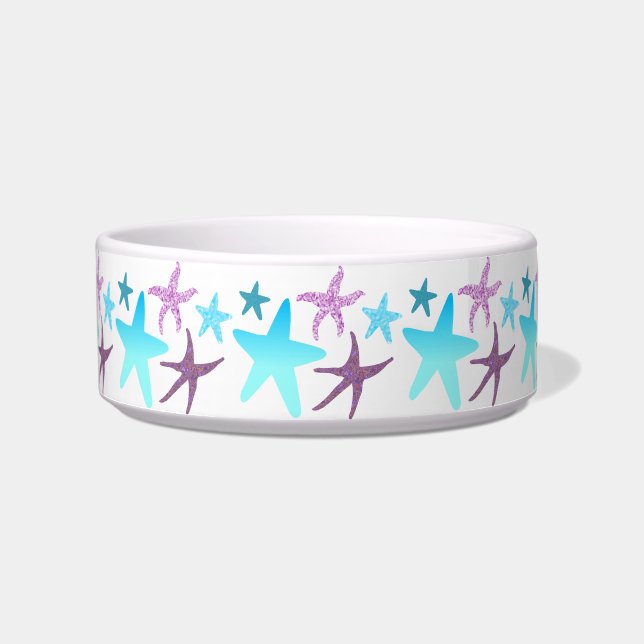 Écuelle Cuvette vibrante de chien d'étoiles de mer (Devant)