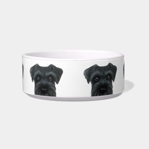 Écuelle Cuvettes noires d'original de Schnauzer
