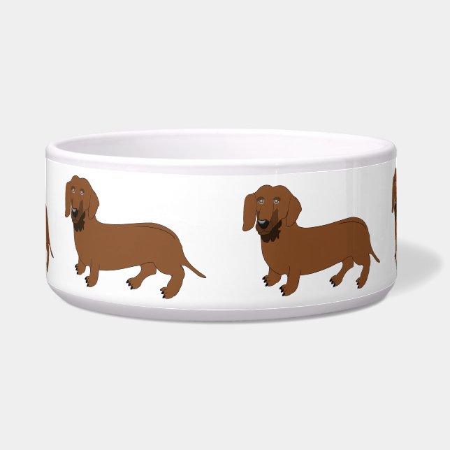 Écuelle Dachshund Chien Design (Devant)