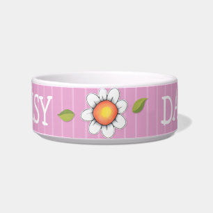 Écuelle Daisy Joy Pink Cat Pet Bowl