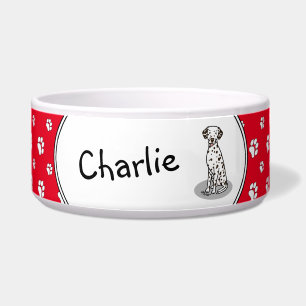 Écuelle Dalmatien (foie 1) Cute Dog Bowl