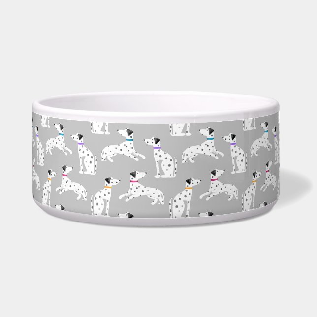 Écuelle Dalmatien Polka Pointes Animal Aquarelle (Devant)