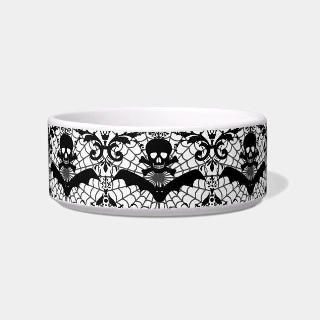 Écuelle Damassé de Halloween (Devant)