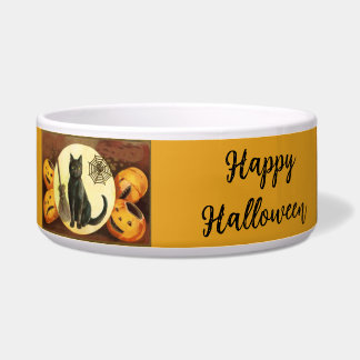 Écuelle Décor de salle de bain vintage Halloween Black Cat