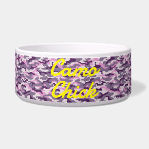 Écuelle Déguisement Féminin Camouflage Roses Monogramme en
