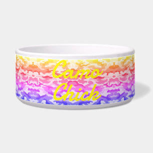 Écuelle Déguisement Féminin Pastels Monogramme en Jaune  