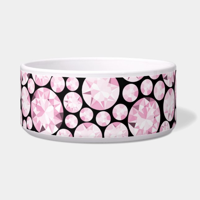 Écuelle Diamant rose Gemstones Glam Chig Bowl Amusant (Droite)