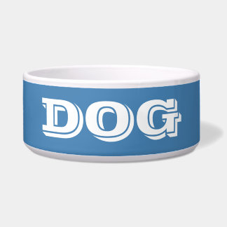 Écuelle Dog Bowl par Janz Large Steel Blue