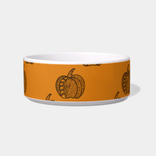 Écuelle Doodles d'Halloween boho mandala citrouilles Autom