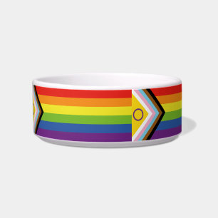 Écuelle Drapeau de fierté intersexe de SlipperyJoe's fond