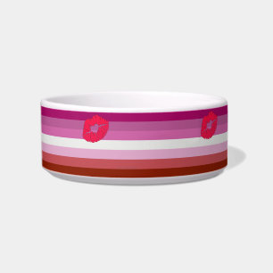 Écuelle Drapeau de fierté lesbienne au rouge à lèvres Slip