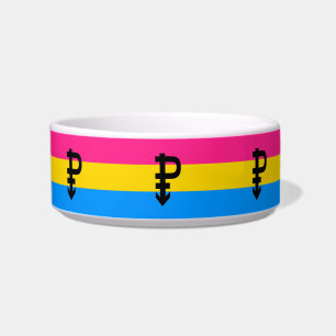 Écuelle Drapeau de fierté pansexuelle