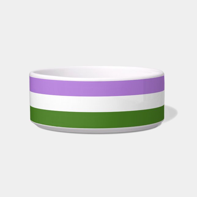 Écuelle Drapeau de fierté queer (Devant)