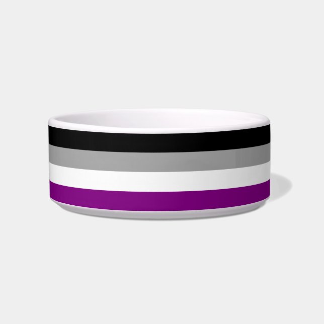 Écuelle Drapeau de la fierté asexuelle (Devant)
