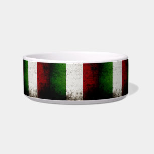 Écuelle Drapeau grunge noir de l'Italie