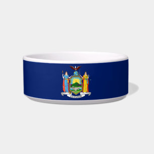 Écuelle drapeau- sceau de l'État de New York