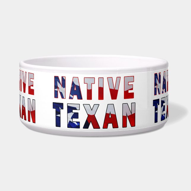 Écuelle Drapeau texan natif (Devant)
