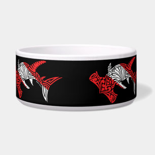 Écuelle Drapeau Tribal Scuba Hammerhead Pet Bowl