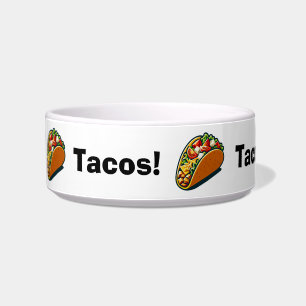 Écuelle DRÔLE ! 🌮Bol pour animal taco lover - Design alim