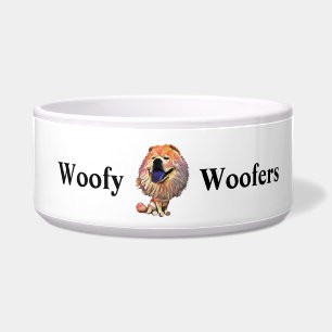 Écuelle Drôle Cartoon Chow Chow Chig Bowl