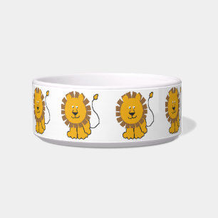 Écuelle Drôle dessin animé de point de croix Lion