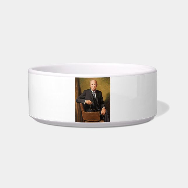 Écuelle Dwight Eisenhower Président Portrait de la Maison  (Devant)