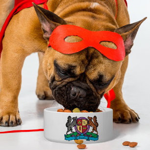 Écuelle Écureuils Rampant Doggy Manteau d'armoiries Nom pe