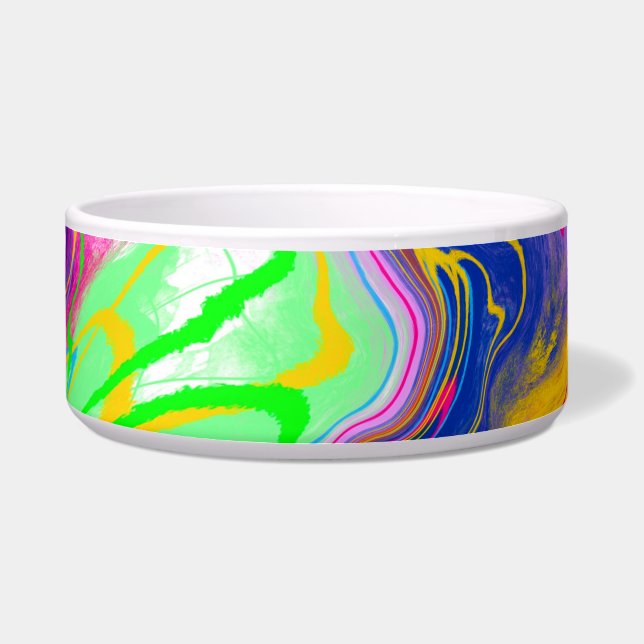 Écuelle Electricity Disco Balls Marble Fluid Art (Devant)