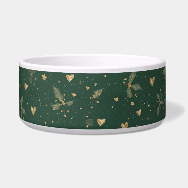 Écuelle Élégant Bowl Emerald & Gold - Classy Holiday (Devant)
