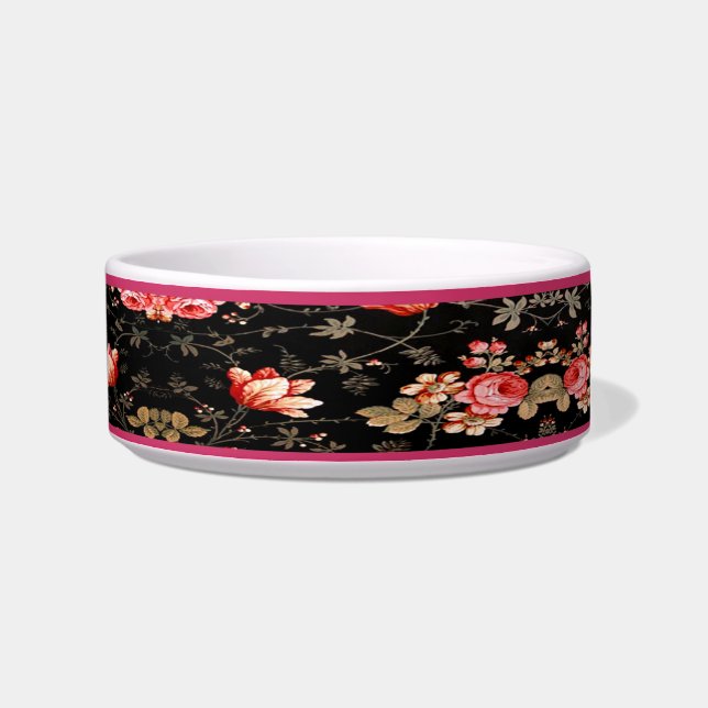 Écuelle Elégant rose rose poêle personnalisé (Droite)