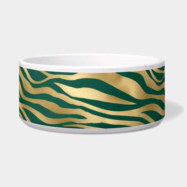 Écuelle Emerald et Gold Safari Series Design 4 (Devant)