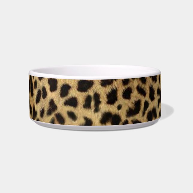 Écuelle empreinte de léopard animal fashionista (Devant)