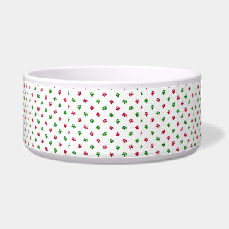 Écuelle Empreintes de pattes du Christmas Dog Bowl