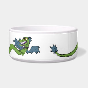 Écuelle Enrouler autour de cuvette de chien de dragon