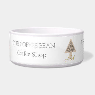 Écuelle Enseigne commerciale moderne de café de Noël