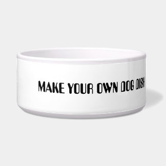 Écuelle Faites votre propre personnaliser de plat de chien