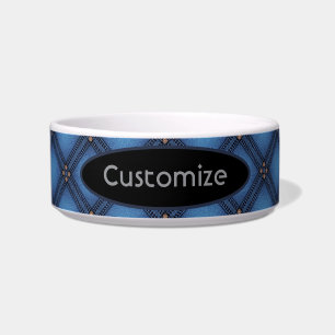 Écuelle Faux Denim Texture Animal